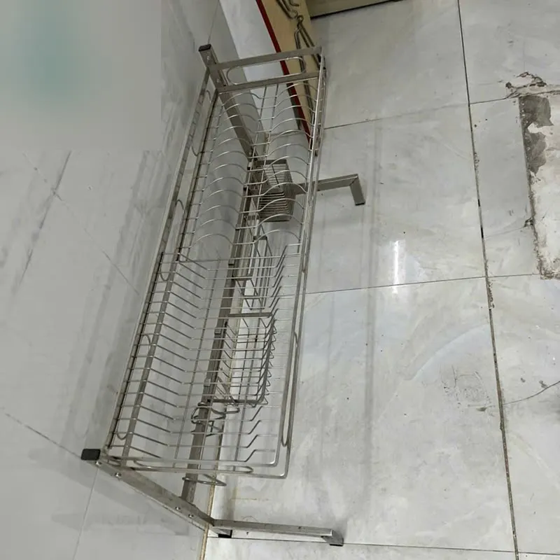 Kệ Chén Inox Cũ 2 Tầng Dạng Đứng