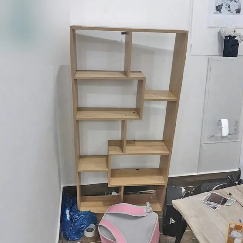 Kệ Sách Cũ Nhiều Tầng Màu Vân Gỗ